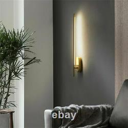 Modern LED Linear Wall Light Sconce Long Strip Lamp Home Bedroom Bedside Fixture