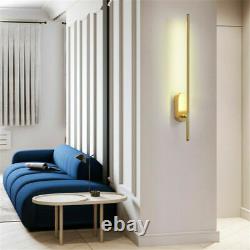 Modern LED Linear Wall Light Sconce Long Strip Lamp Home Bedroom Bedside Fixture