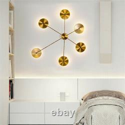Modern Vanity Light Round LED Wall Light 6 Light Wall Sconce for Dining Room