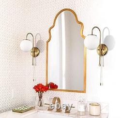 Modern Wall Light Fixtures Gold Wall Sconce With Pull Chain For Bedroom Bathroom