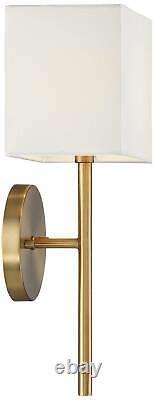 Modern Wall Sconce Lighting Warm Brass 16 1/4 Fixture for Bedroom Bathroom