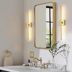 Modern Wall Sconces Set of Two, Dimmable Hardwired Wall Sconces, 350° Rotate, LE