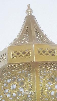 Moroccan Wall Light Brass Antique Lamp Copper Sconce Handmade Flush Fixture