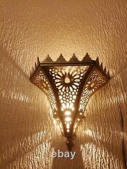 Moroccan wall light Sconce decoration oriental wall lamp Brass night light Fez