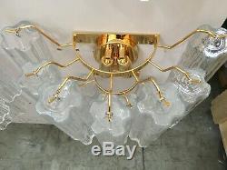 Murano Glass Tronchi Wall Sconces SET OF 4 WALL SCONCES gold 24k metal fra