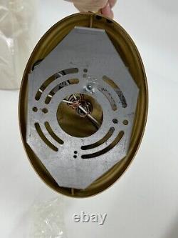 NIB REJUVENATION Berkshire Single Aged Brass Sconce with White Shade-NEW