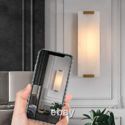New Alabaster Light Wall Sconce Lamp Lighting Fixture Indoor Decor Lampe 110V
