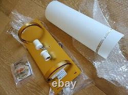 New Minka Lavery 341-248 Sconce Light Metal/Glass Construction Honey Gold Finish