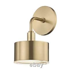 Nora 1-Light Aged Brass LED Wall Sconce by Mitzi by Hudson Valley Lighting