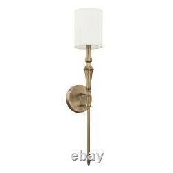 One Light Wall Sconce Aged Brass Finish Sconce Capital Lighting 628416AD-684