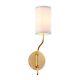 One Light Wall Sconce-Gold Leaf Finish Wall Sconces 154-BEL-2815144 Bailey