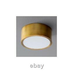 Oxygen Lighting Zeepers 4.75 Inch 8.2W 120V 1 LED Wall Sconce Aged Brass