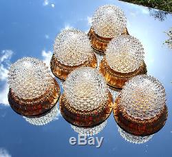 PETITE GILT CRYSTAL LIMBURG LABELED SCONCE WALL CEILING FLUSH LAMP 1960s 60s