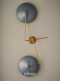 PIANETA WALL SCONCE LAMP Mid Century Brass Italian Modern Wall Lamp