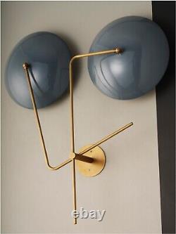 PIANETA WALL SCONCE LAMP Mid Century Brass Italian Modern Wall Lamp