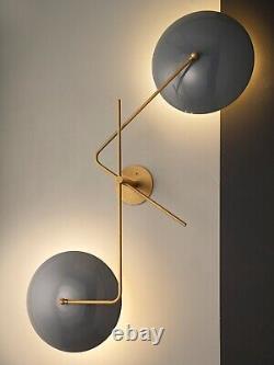 PIANETA WALL SCONCE LAMP Mid Century Brass Italian Modern Wall Lamp