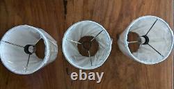 POTTERY BARN Pearson Triple Shade Sconce-Tumbled Brass-OPEN BOX