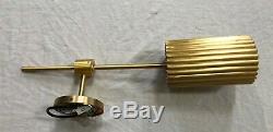 Pair CB2 Fluted Gold Wall Sconce One NIB/One New Other