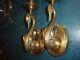 Pair of French Empire Swan wall sconces Chapman