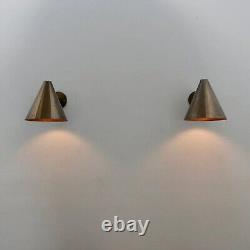 Pair of Raw Brass wall Sconce Italian Sconce Light Wall Brass Italian