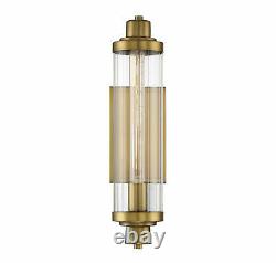 Pike 1 Light Wall Sconce in Warm Brass by Savoy House 9-16000-1-322