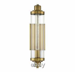 Pike 1 Light Wall Sconce in Warm Brass by Savoy House 9-16000-1-322