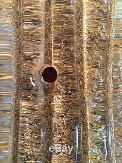 Rare Beautiful Aureliano Toso Murano 1938 Glass Wall Sconce/shade. Made In Italy