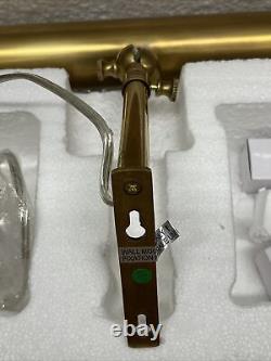 Restoration Hardware Modern 18 Framemaker's Picture Light Sconce Antique Brass