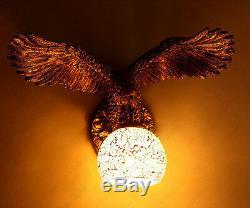 Retro 5W LED Wall Sconces Light Eagle Lamp E27 Bulb Living Room Bedroom Hallway
