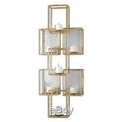 Ronana Mirrored 7-light Candleholder Wall Sconce
