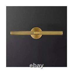 SKFWAITKW Gold Bathroom Wall Sconces, Rotatable 360° Brass Sconces Wall Lig