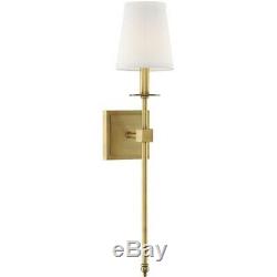 Savoy House-9-303-1-322-Monroe 24 One Light Wall Sconce Warm Brass