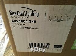 Sea Gull Alturas 4 Light Satin Bronze Vanity Light Restoration Hardware New