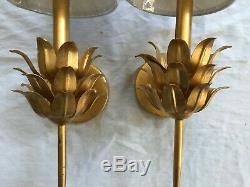 Shades of Light, Fresh Picked Wall Sconce, Gold Leaf, Pair
