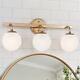 Siya Modern Gold Bathroom Vanity Light 3-light Wall Sconces Matte Rose Gold L23