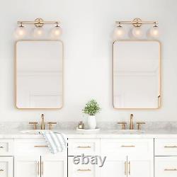 Siya Modern Gold Bathroom Vanity Light 3-light Wall Sconces Matte Rose Gold L23