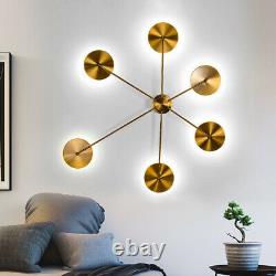 Sputnik Design Wall Sconce Light Modern LED Metal Wall Lamp Living Room Decor