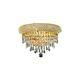 Two Light Wall Sconce-Gold Finish-Royal Cut Crystal Type Wall Sconces