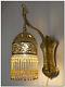 Unique Handcrafted Moroccan Brass Wall Fixture Lamp Sconce Light