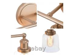 Uolfin Modern Bell Bath Vanity Light Mila 3-Light Brass Gold Wall Sconce Light