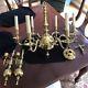 VIRGINIA METALCRAFTERS VM Brass Raleigh Tavern Chandelier Colonial Wall Sconces