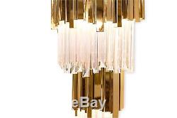 VK4024 Empire Crystal Glass Venetian Style Wall Sconce