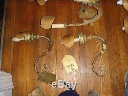 VTG LARGE WALL SCONCES LOT 2 Large 2 Small