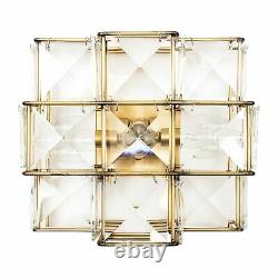 Varaluz 329W03 Calypso Gold Cubic 3-Light 11H Wall Sconce
