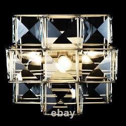 Varaluz 329W03 Calypso Gold Cubic 3-Light 11H Wall Sconce