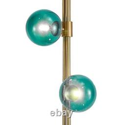 Vertical Modern Green Wall Sconces Lamp With Gold Finish Arm For Home Decor