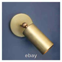 Videre Modern Wall Light in Brushed Brass, Made in India