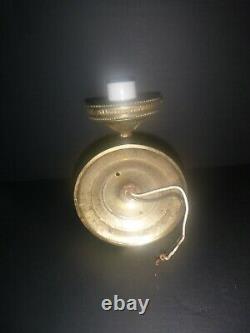 Vintage Electric Light Wall Sconce Dolphin KOI Brass FIxture