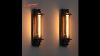 Vintage Industrial Wall Lamp Light Iron Wall Sconces Lighting For Bedroom Kitchen Corridor Flute Ret