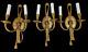 Vintage Set Of 3 French Style Rope/Tassel Wall Sconces Spain gold tone